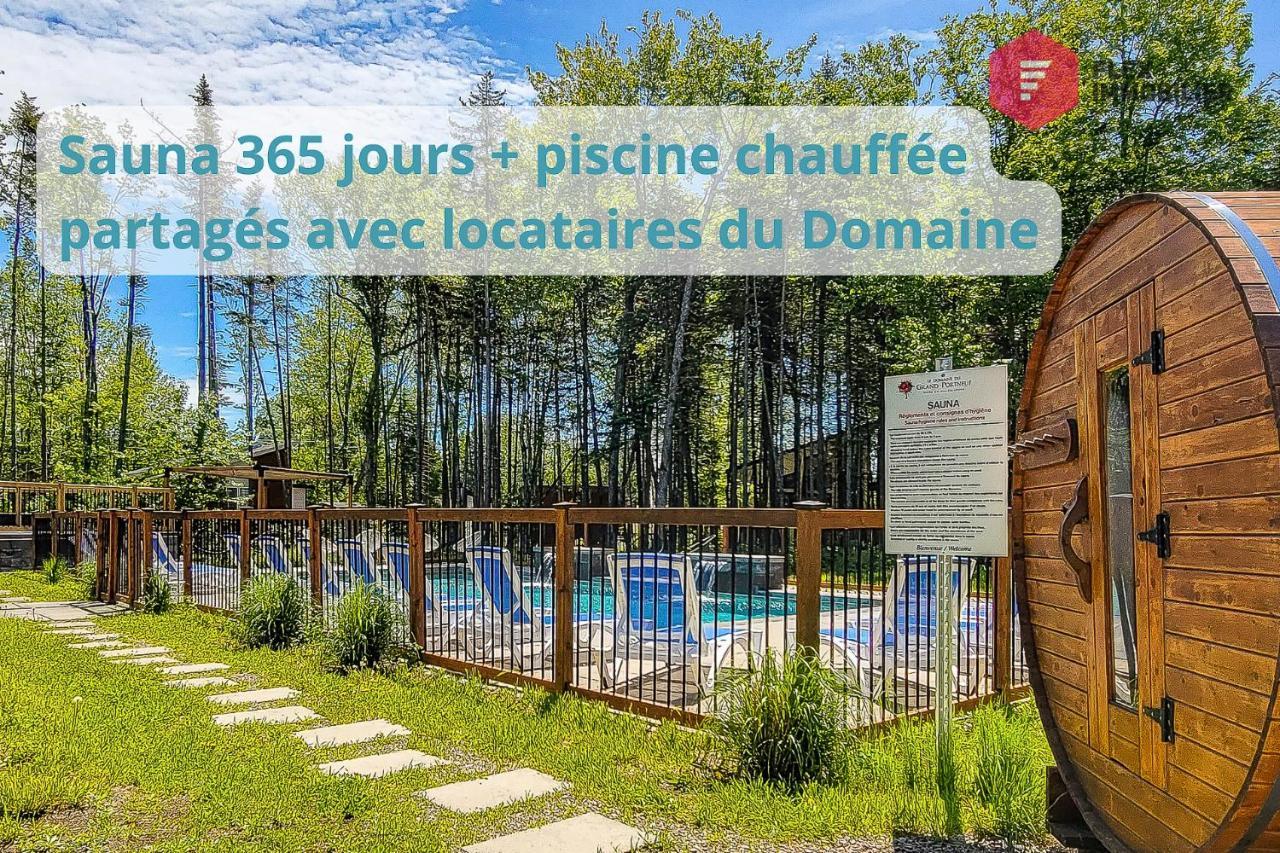 Le Harfang De Portneuf / Hot Tub Pool Sauna Billiards Trails Pont-Rouge Exterior foto